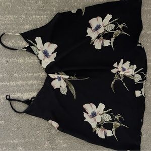 Navy tank style blouse